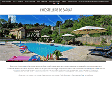 Tablet Screenshot of hostellerie-sarlat.com